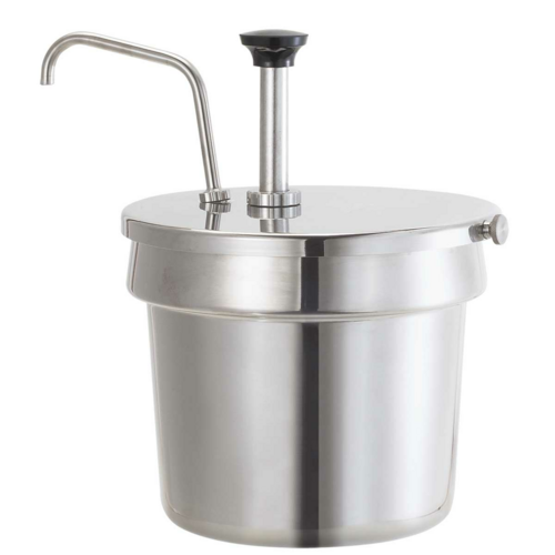 Server Condiment Pump Only w/ 1 oz/Stroke Capacity, Stainless (83910)-cityfoodequipment.com
