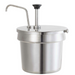 Server Condiment Pump Only w/ 1 oz/Stroke Capacity, Stainless (83910)-cityfoodequipment.com