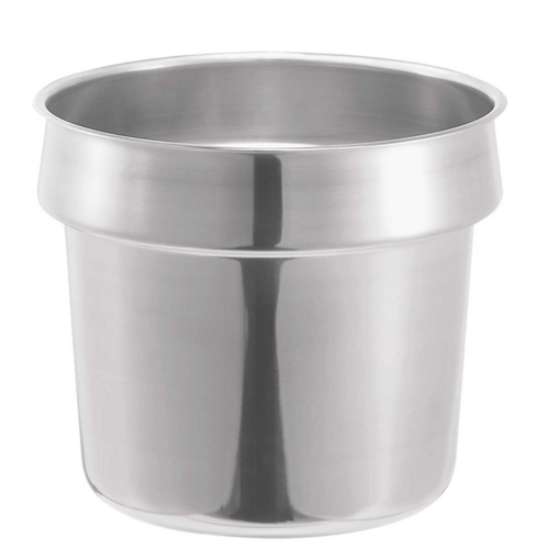 Server Inset, 8 1/2in, 7 qt, SS Vegetable Inset (84031)-cityfoodequipment.com