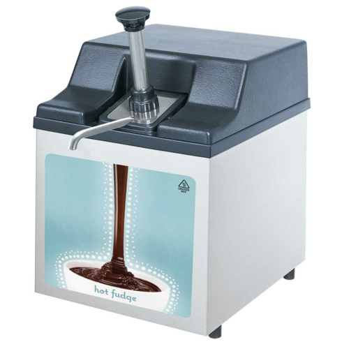 Server 3 qt Hot Fudge Warmer - 1/8 oz Increments, 120v (85070)-cityfoodequipment.com