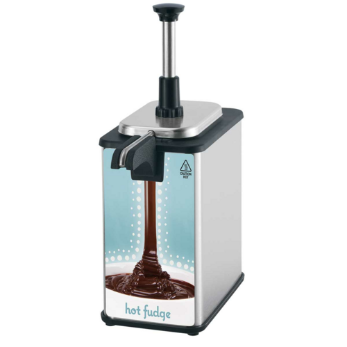 Server Pump Style Condiment Dispenser w/ (1) Pump, (1) oz Stroke, Stainless (85790)-cityfoodequipment.com