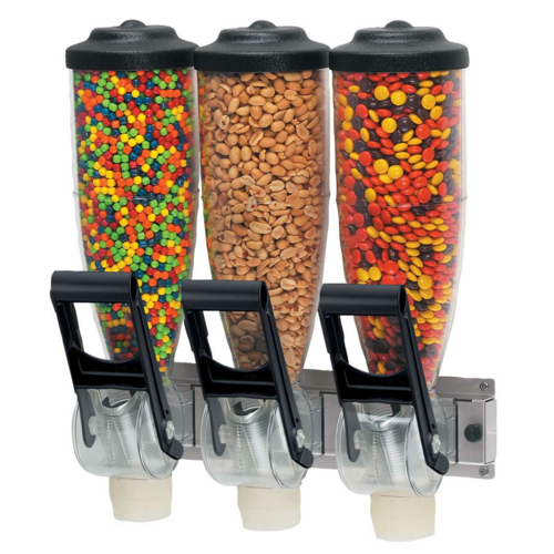 Server Wall-Mount Topping Dispenser, (3) 2 liter Hoppers (86660)-cityfoodequipment.com