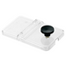 Server Hinged Lid For 1/9 Size Jar, Clear Plastic (87253)-cityfoodequipment.com