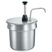 Server Condiment Pump Only w/ 1 oz/Stroke Capacity, Stainless (87620)-cityfoodequipment.com