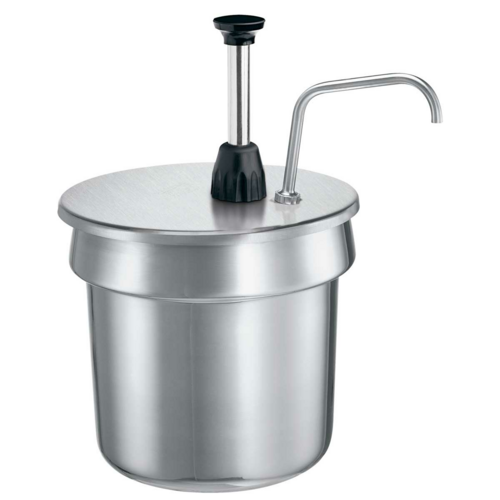 Server Condiment Pump Only w/ 2 oz/Stroke Capacity, Stainless (87680)-cityfoodequipment.com