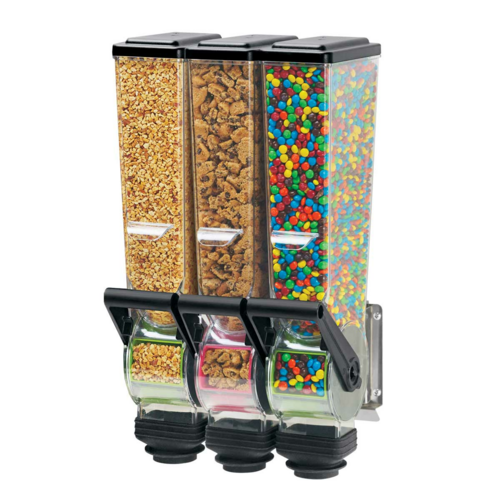 Server Wall-Mount Topping Dispenser, (3) 2 liter Hoppers (88770)-cityfoodequipment.com