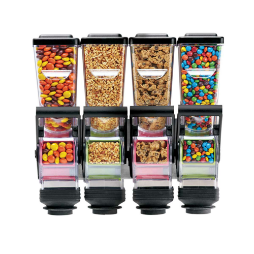 Server Wall-Mount Topping Dispenser, (4) 1 2/5 liter Hoppers (89267)-cityfoodequipment.com