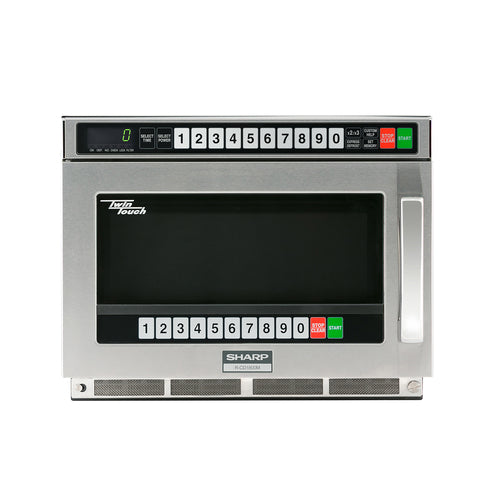 Sharp R-CD1800M 1800w Twintouch® Commercial Microwave W/ Touch Pad - 208-230v-cityfoodequipment.com