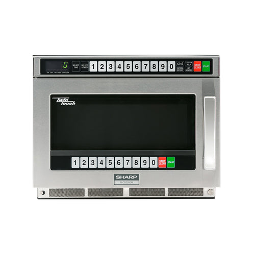 Sharp R-CD2200M 2200w Twintouch® Commercial Microwave W/ Touch Pad - 208-230v-cityfoodequipment.com