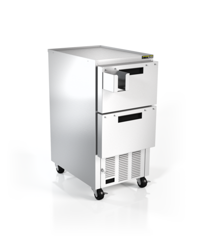 Silver King SKDL18-EDUS4 17" Refrigerated Lettuce Crisper/Dispenser, 115v-cityfoodequipment.com