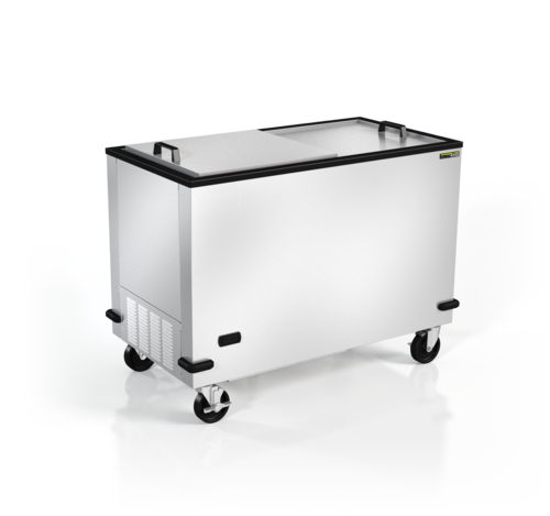 Silver King SKFMW44-ELUS1 45 3/4" Mobile Chest Freezer - Stainless, 115v-cityfoodequipment.com