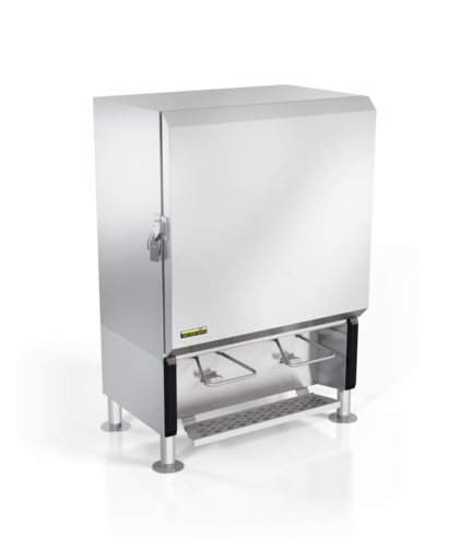 Silver King SKMAJ2-ESUS3 12 gal Refrigerated Milk Dispenser w/ (2) Valves - Stainless, 115v-cityfoodequipment.com