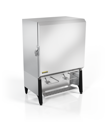 Silver King SKMAJ2-ESUS4 12 gal Refrigerated Milk Dispenser w/ (2) Valves - Stainless, 115v-cityfoodequipment.com