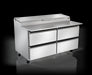 Silver King SKPZ60-EDUS10 60" Pizza Prep Table w/ Refrigerated Base, 115v-cityfoodequipment.com