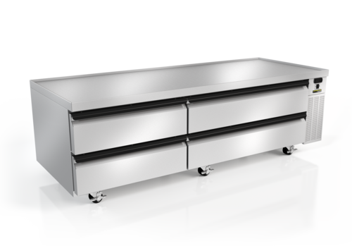 Silver King SKRCB79H-EDUS1 79 1/2" Chef Base w/ (4) Drawers - 115v-cityfoodequipment.com