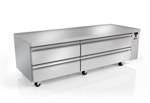 Silver King SKRCB79H-EDUS3 79 1/2" Chef Base w/ (4) Drawers - 115v-cityfoodequipment.com