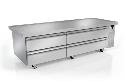Silver King SKRCB84H-EDUS3 84" Chef Base w/ (4) Drawers - 115v-cityfoodequipment.com