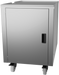 Spaceman CART-550 21 3/5" x 31 1/2" Mobile Equipment Cart for Countertop Models, Cabinet Base-cityfoodequipment.com