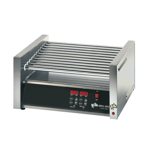 Star 30SCE 30 Grill-Max? Hot Dog Roller Grill w/ Thermostatic Controls - Slanted Top, 120v-cityfoodequipment.com