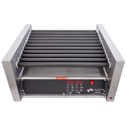 Star 30STE 30 Grill-Max? Hot Dog Roller Grill w/ Thermostatic Controls - Slanted Top, 120v-cityfoodequipment.com