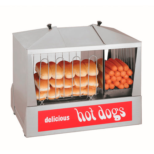 Star 35SSC Hot Dog Steamer w/ 130 Frank & 40 Bun Capacity, 120v-cityfoodequipment.com