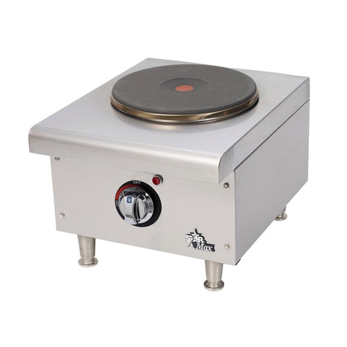 Star 501FF 12" Electric Hotplate w/ (1) Burner & Infinite Control, 208-240v/1ph-cityfoodequipment.com