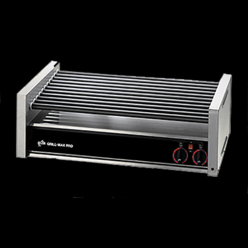 Star 50SC 50 Grill-Max? Hot Dog Roller Grill w/ Manual Controls - Slanted Top, 120v-cityfoodequipment.com