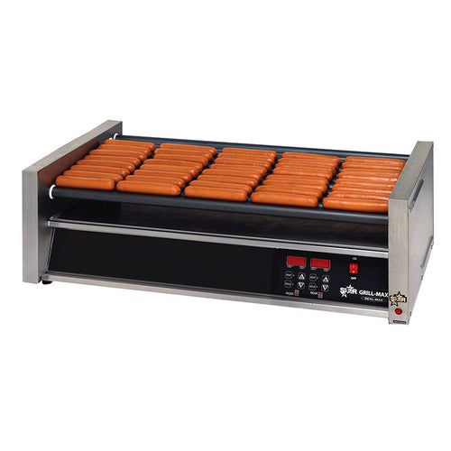 Star 50STE 50 Grill-Max? Hot Dog Roller Grill w/ Thermostatic Controls - Flat Top, 120v-cityfoodequipment.com