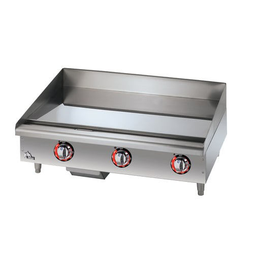 Star 536CHSF 36" Electric Griddle w/ Thermostatic Controls - 1" Chrome Plate, 208-240v-cityfoodequipment.com