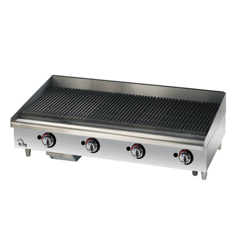 Star 6048CBF 48" Gas Charbroiler w/ Cast Iron Grates, Natural Gas-cityfoodequipment.com