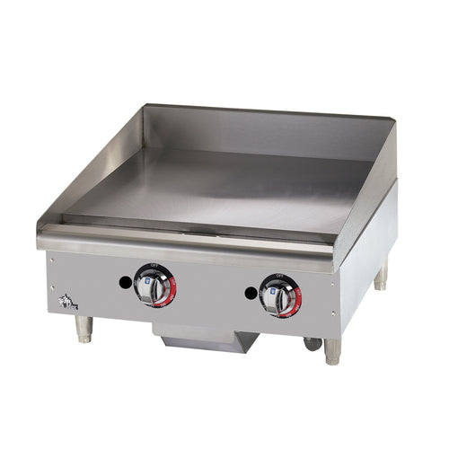 Star 624TF 24" Gas Griddle w/ Thermostatic Controls - 1" Steel Plate, Convertible-cityfoodequipment.com