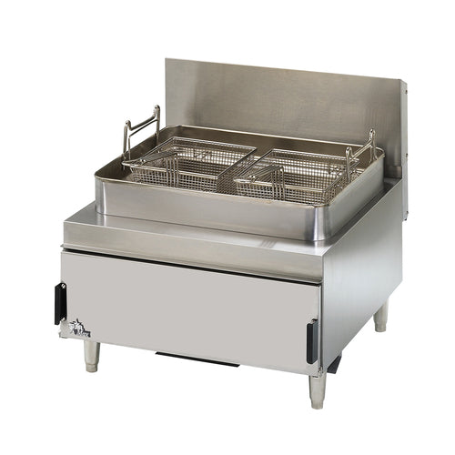 Star 630FF Countertop Gas Fryer - (1) 30 lb Vat, Twin Baskets, Natural Gas-cityfoodequipment.com