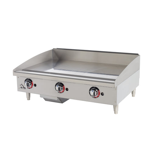 Star 636TF 36" Gas Griddle w/ Thermostatic Controls - 1" Steel Plate, Convertible-cityfoodequipment.com