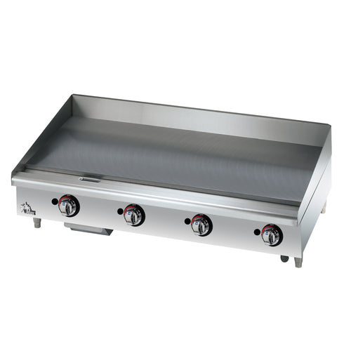 Star 648MF 48" Gas Griddle w/ Manual Controls - 1" Steel Plate, Convertible-cityfoodequipment.com