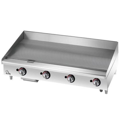 Star 648TF 48" Gas Griddle w/ Thermostatic Controls - 1" Steel Plate, Convertible-cityfoodequipment.com