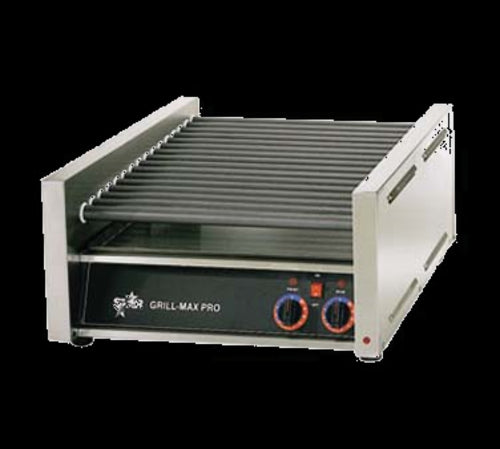 Star 75C 75 Grill-Max? Hot Dog Roller Grill w/ Manual Controls - Slanted Top, 120v-cityfoodequipment.com