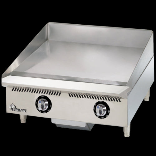 Star 824TCHSA 24" Gas Griddle w/ Thermostatic Controls - 1" Chrome Plate, Natural Gas-cityfoodequipment.com