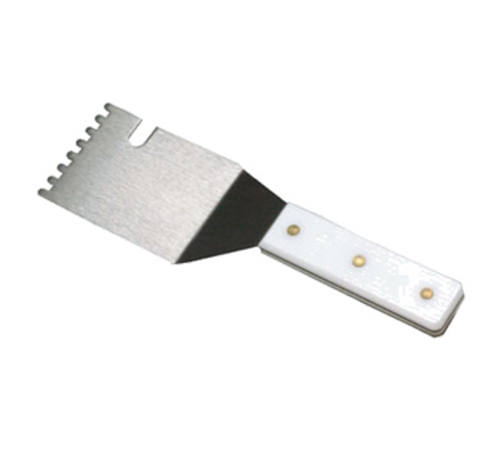 Star CG-S Panini Spatula, Grooved, 3 1/2 in Wide-cityfoodequipment.com