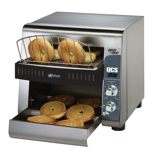 Star QCS1-500B Conveyor Toaster - 500 Bagels/hr W/ 1 1/2" Product Opening, 120v-cityfoodequipment.com