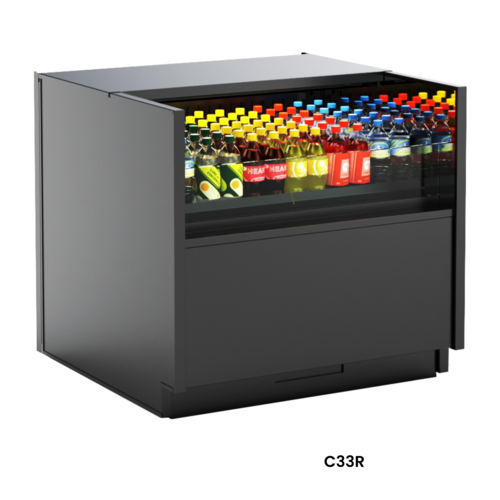 Structural Concepts C33R-UC 35 5/8" Oasis® Vertical Open Air Cooler W/ (1) Level, 110-120v-cityfoodequipment.com