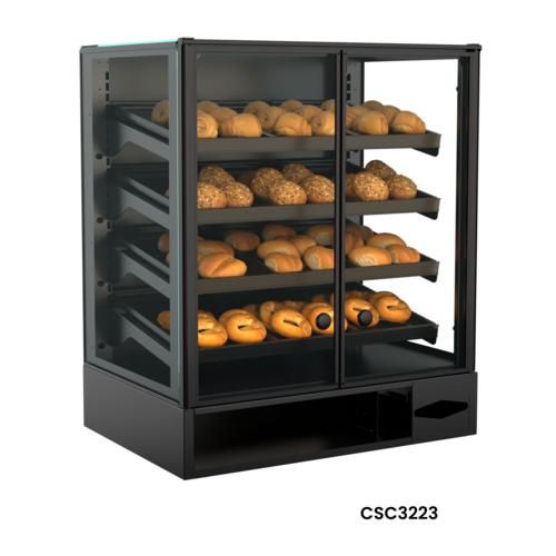 Structural Concepts CSC3223 31" Countertop Non-Refrigerated Display Case w/ Swinging Doors, 110-120v-cityfoodequipment.com