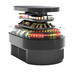 Structural Concepts FSI860R 99 3/4" Oasis® Vertical Island Open Air Cooler W/ (4) Levels, 208-240v-cityfoodequipment.com