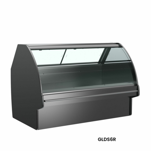 Structural Concepts GLDS6R 75 3/8" Fusion® Full Service Deli Case W/ Curved Glass - (1) Level, 110-120v-cityfoodequipment.com