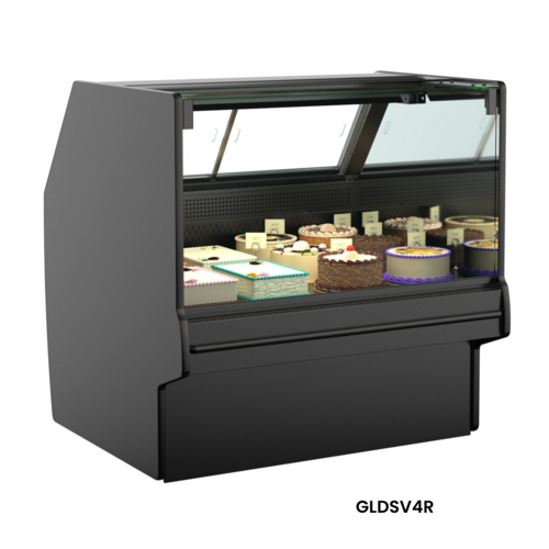 Structural Concepts GLDSV4R 48-3/4" Full Service Deli Case w/ Straight Glass - (1) Level, 110-120v-cityfoodequipment.com