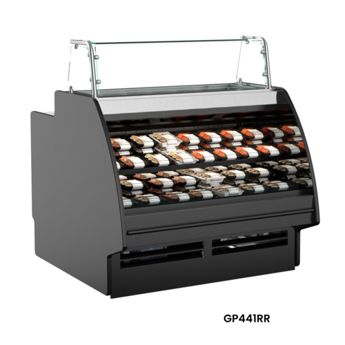 Structural Concepts GP641RR 75 3/8" Fusion® Horizontal Open Air Cooler W/ (2) Levels, 110-120v-cityfoodequipment.com