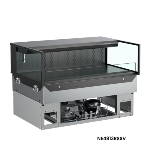 Structural Concepts NE3613RSSV 35 3/4" Reveal® Drop-In Horizontal Open Air Cooler W/ (1) Level, 110-120v-cityfoodequipment.com