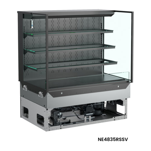 Structural Concepts NE3635RSSV 35 3/4" Reveal? Drop-In Vertical Open Air Cooler w/ (4) Levels, 110-120v-cityfoodequipment.com
