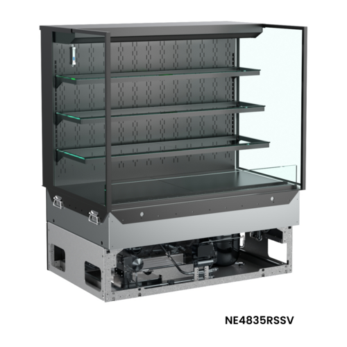 Structural Concepts NE6035RSSV 59 3/4" Reveal® Drop-In Vertical Open Air Cooler W/ (4) Levels, 208-240v-cityfoodequipment.com