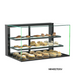 Structural Concepts NR3627DSV 36" Countertop Non-Refrigerated Display Case w/ Rear Sliding Doors, Black, 110/120v/1ph-cityfoodequipment.com