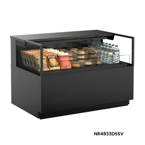 Structural Concepts NR3633DSSV 35 3/4" Self Service Ambient Bakery Case - (1) Level-cityfoodequipment.com